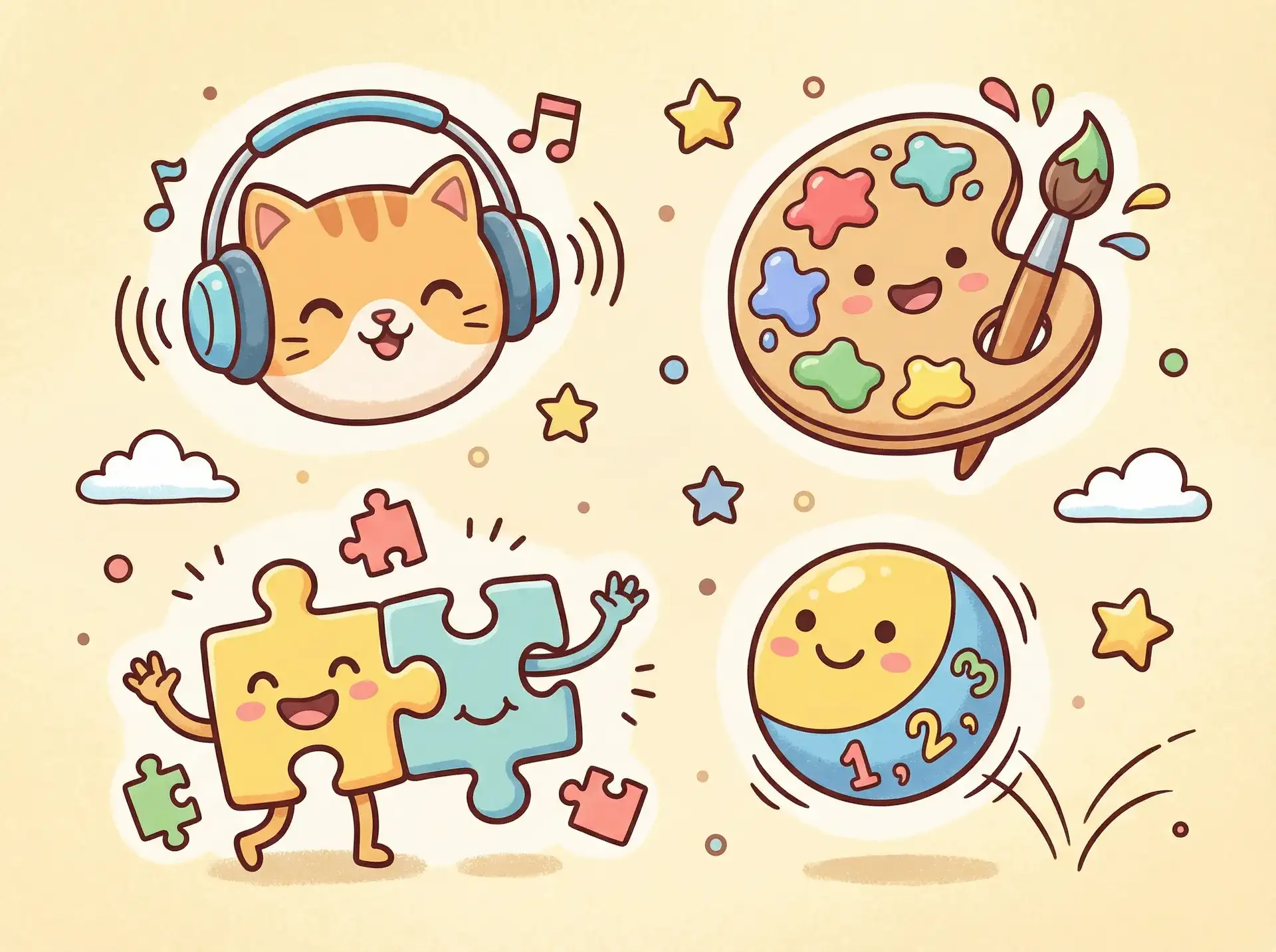 小朋友的手工作品 - 娱乐718.吃瓜张津瑜 益智创作